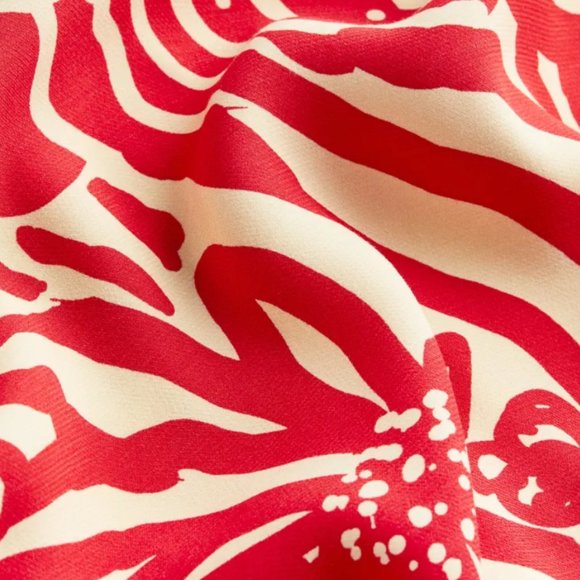 H&M Patterned Tie-detail Dress - Picture 10 of 16